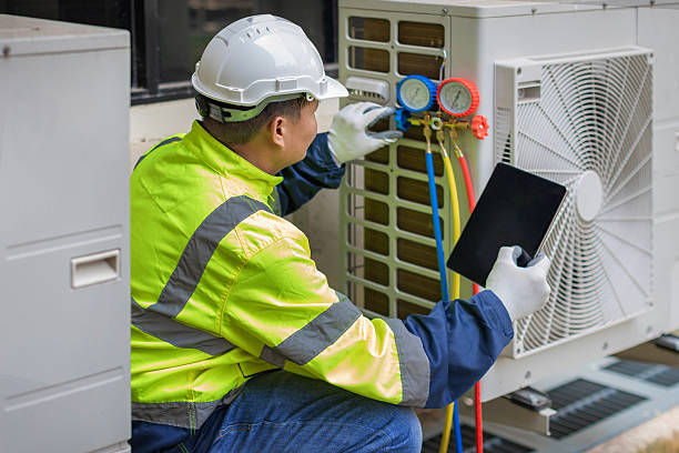 Professional Heat Pump Repair technician working in Granbury, TX